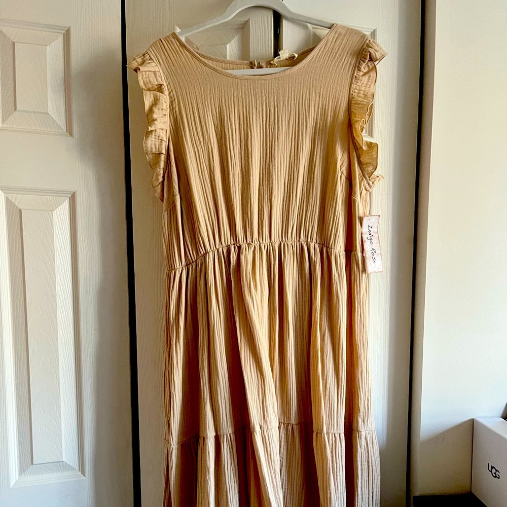 Cream Cotton dress